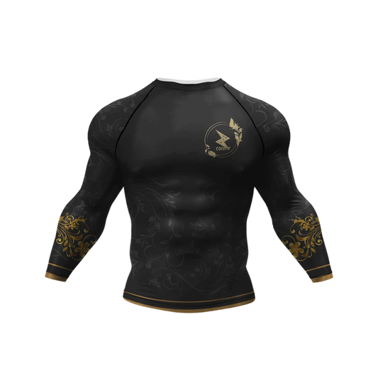 Rashguard Jiujitsu Golden Manga Larga