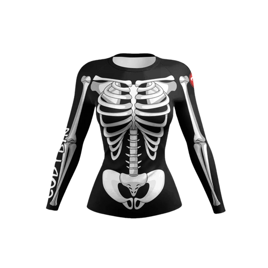 Rashguard Mujer Skeleto Manga Larga