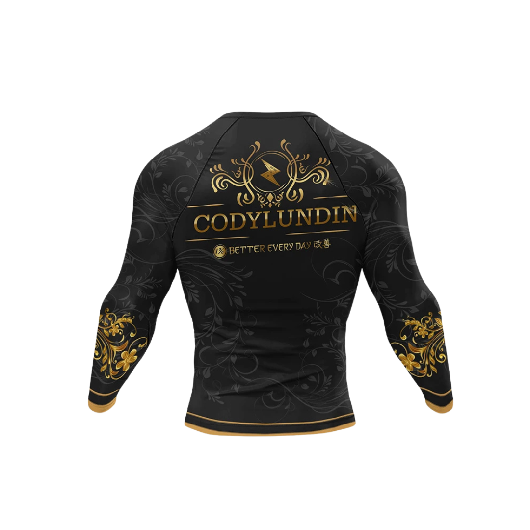 Rashguard Jiujitsu Golden Manga Larga