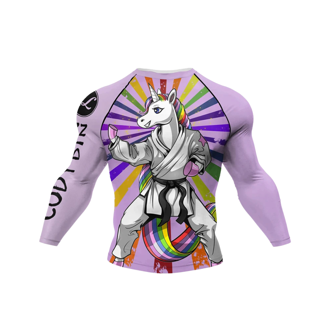 Rashguard Jiujitsu Unicorn Manga Larga