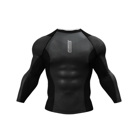 Rashguard Jiujitsu Black 1 Manga Larga