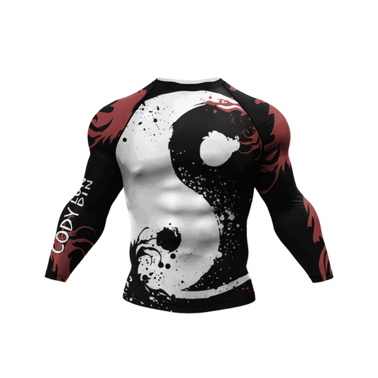 Rashguard Jiujitsu YingYang Manga Larga