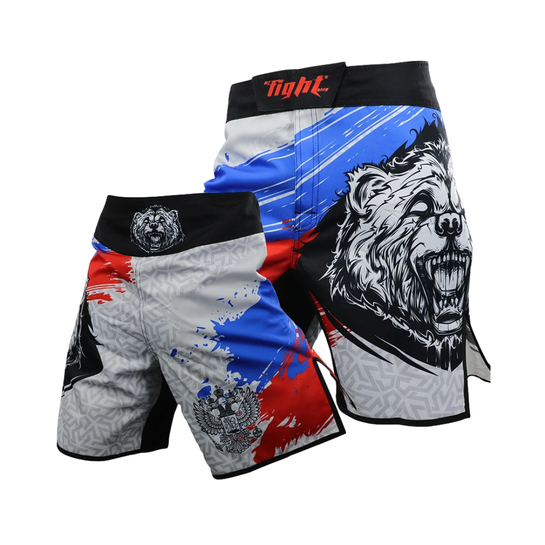 Short JiuJitsu Blue Bear