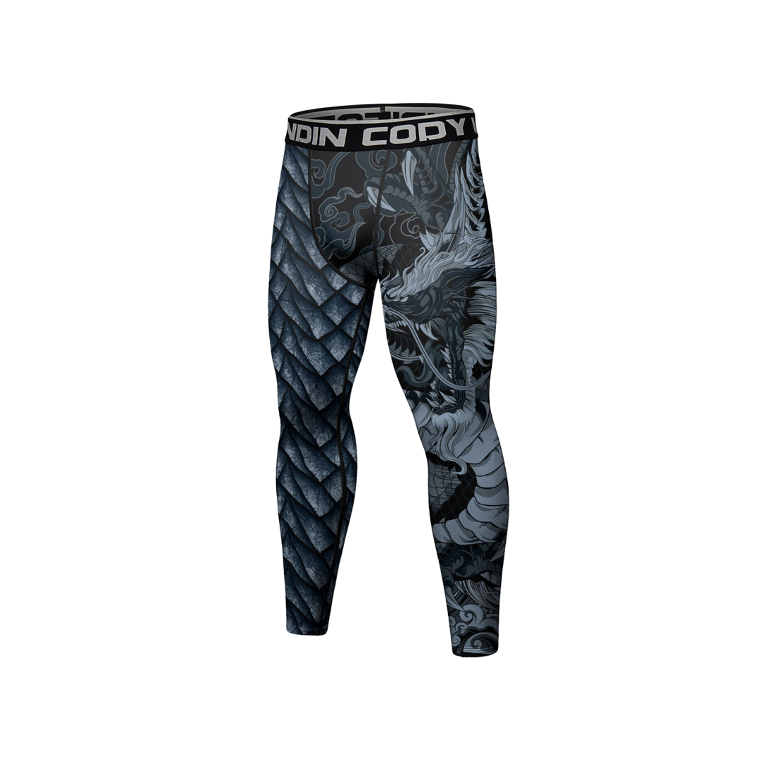 Conjunto Rash. + Pantalón + Short Jiujitsu Dragón