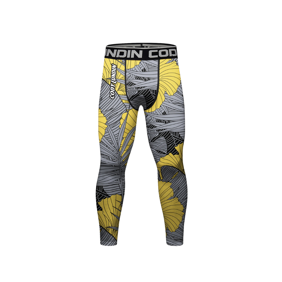 Conjunto Rash. + Pantalón + Short Jiujitsu Yellow Lotus