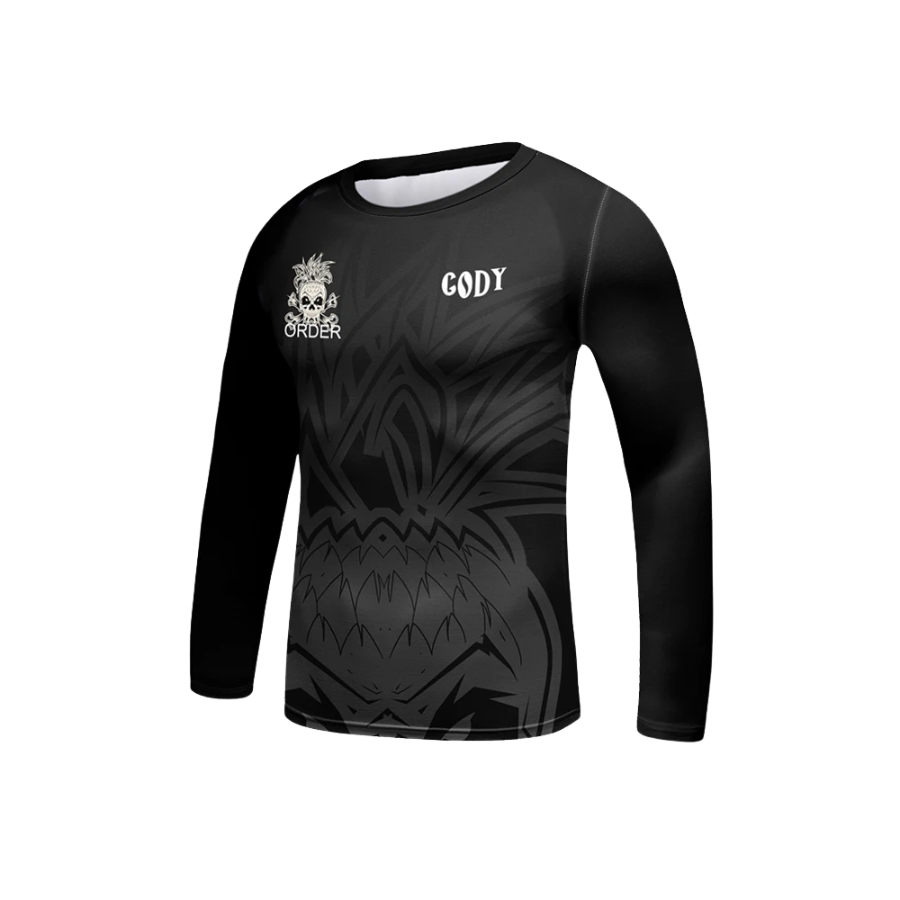 Rashguard Black Manga Larga - Kids