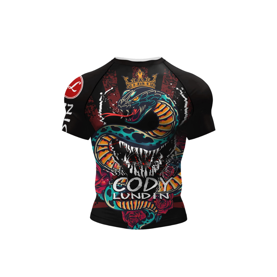 Conjunto Rash. + Pantalón + Short Jiujitsu Dragón Cody Lundin