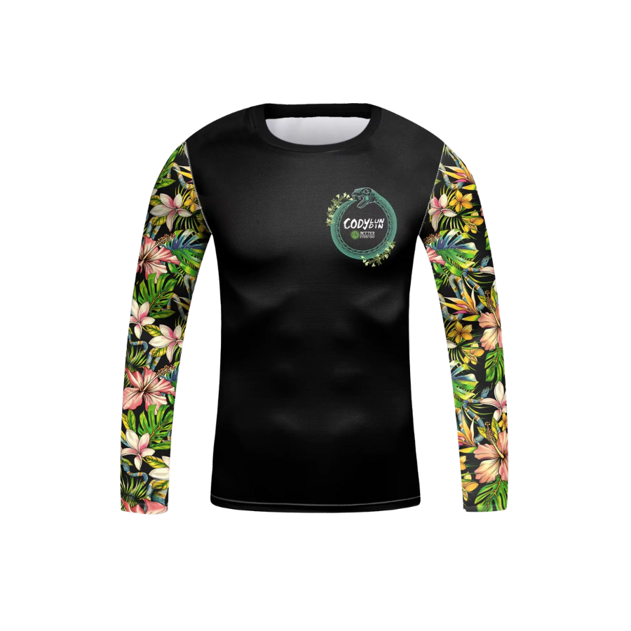 Rashguard Flores Manga Larga - Kids