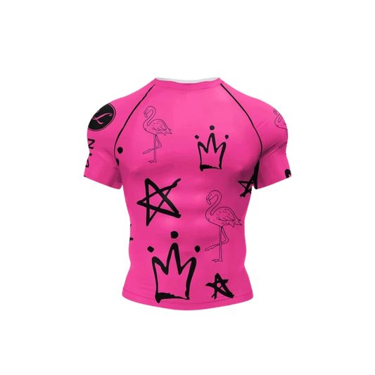 Rashguard Jiujitsu Pinki