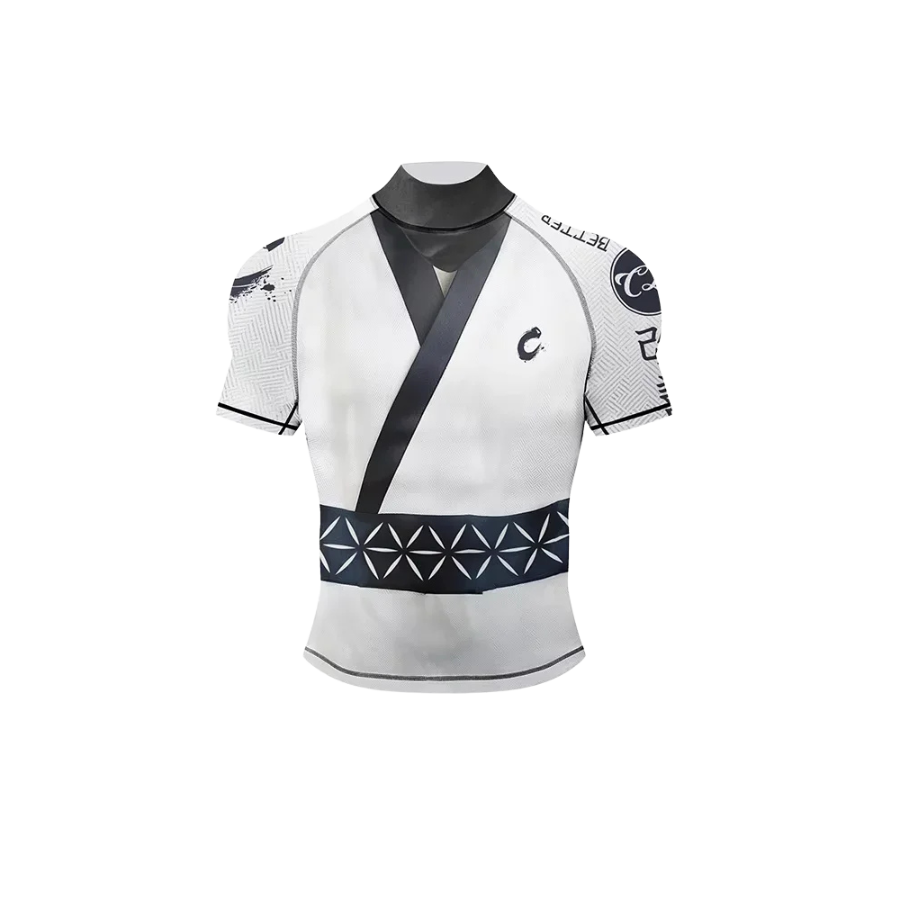 Conjunto Rash. + Pantalón + Short Jiujitsu Roshi
