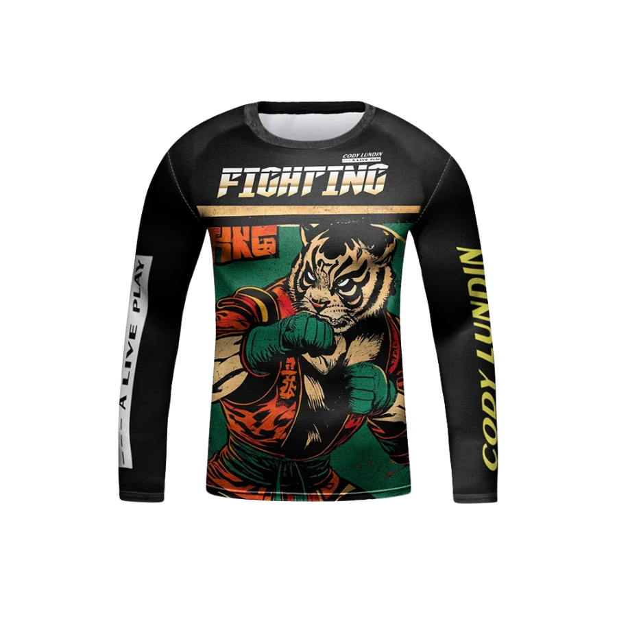 Rashguard Fighter Manga Larga - Kids