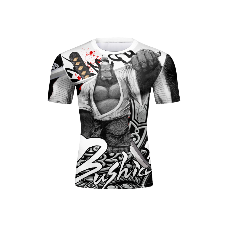 Conjunto Rash. + Pantalón + Short Jiujitsu Gorila