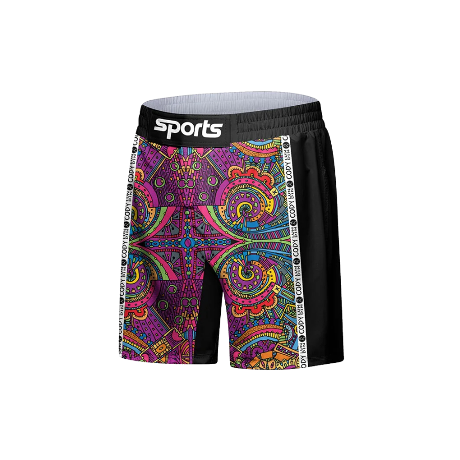 Conjunto Rash. + Pantalón + Short Jiujitsu Multicolor