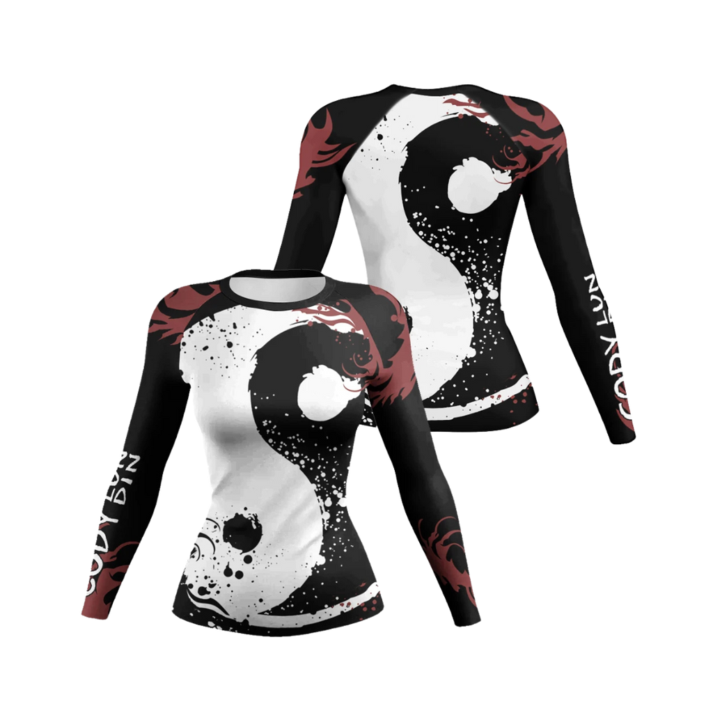 Rashguard Mujer YingYang Manga Larga