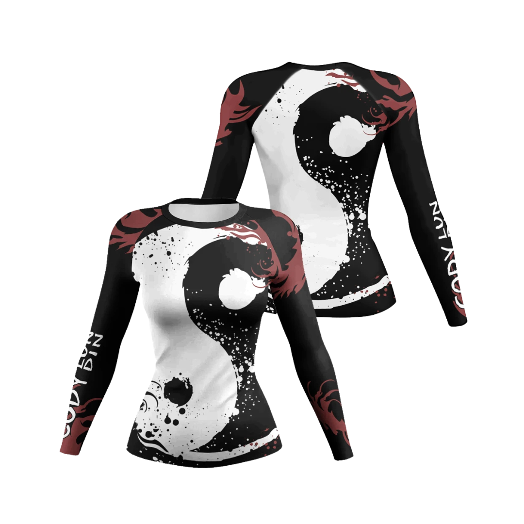 Rashguard Mujer YingYang Manga Larga