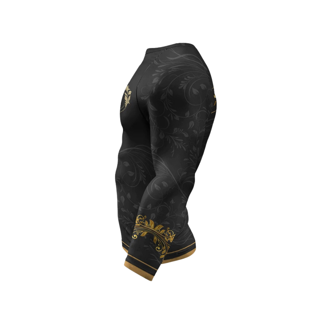 Conjunto Rash. Manga Larga + Short Golden