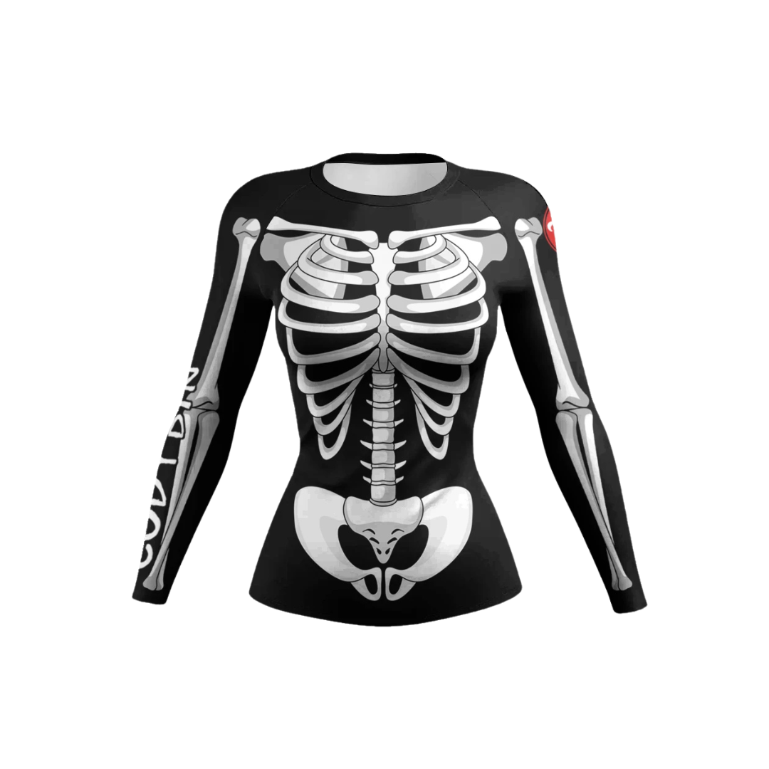 Rashguard Mujer Skeleto Manga Larga