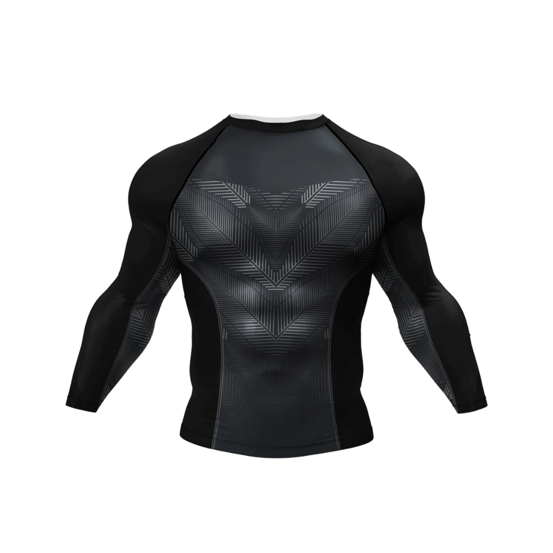 Rashguard Jiujitsu Black 2 Manga Larga
