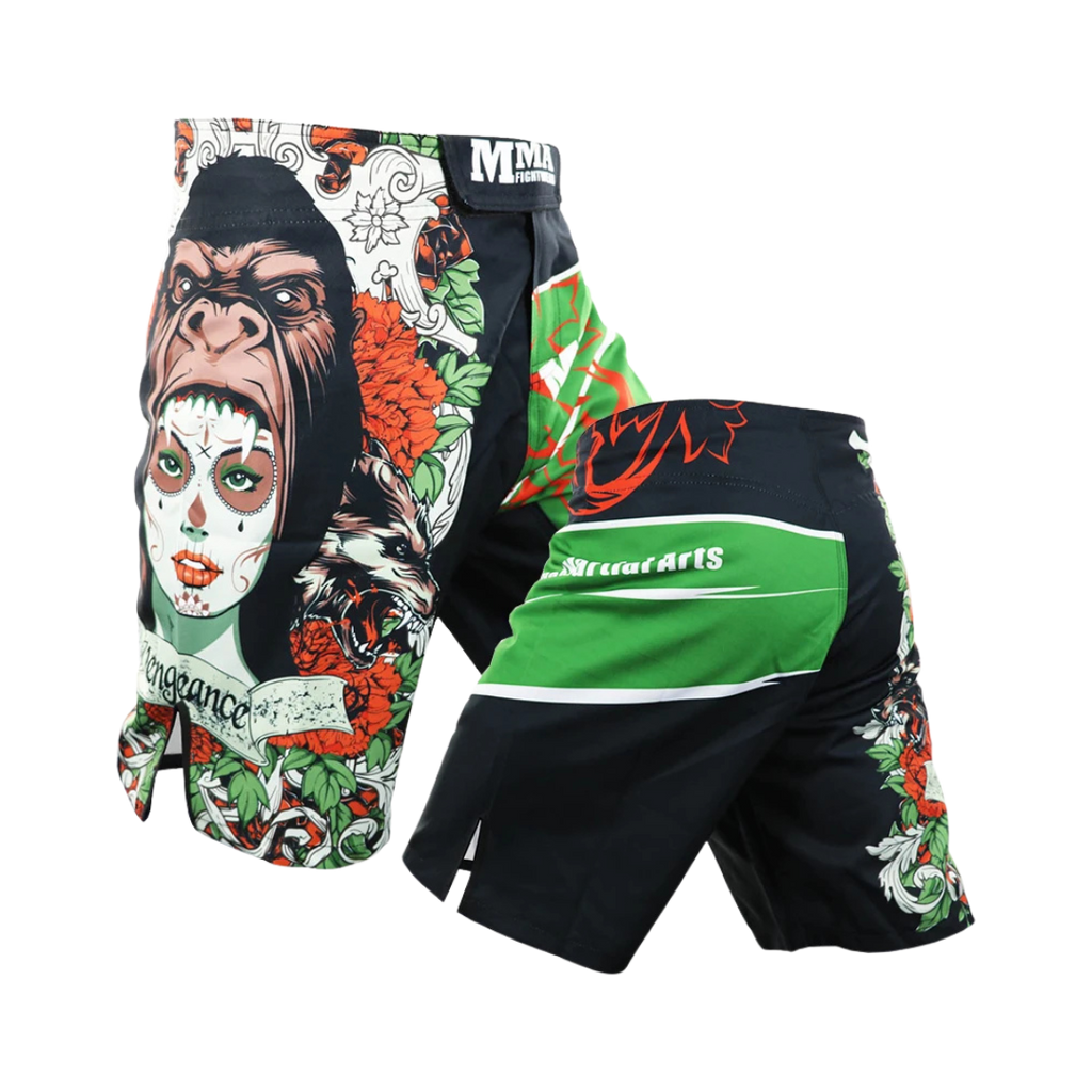 Short JiuJitsu Woman Monkey