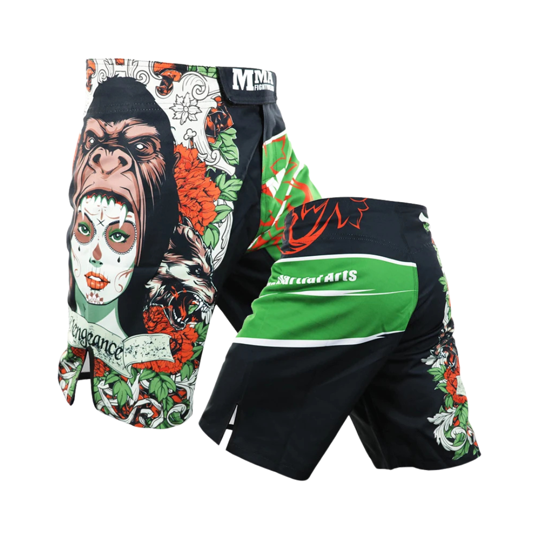 Short JiuJitsu Woman Monkey