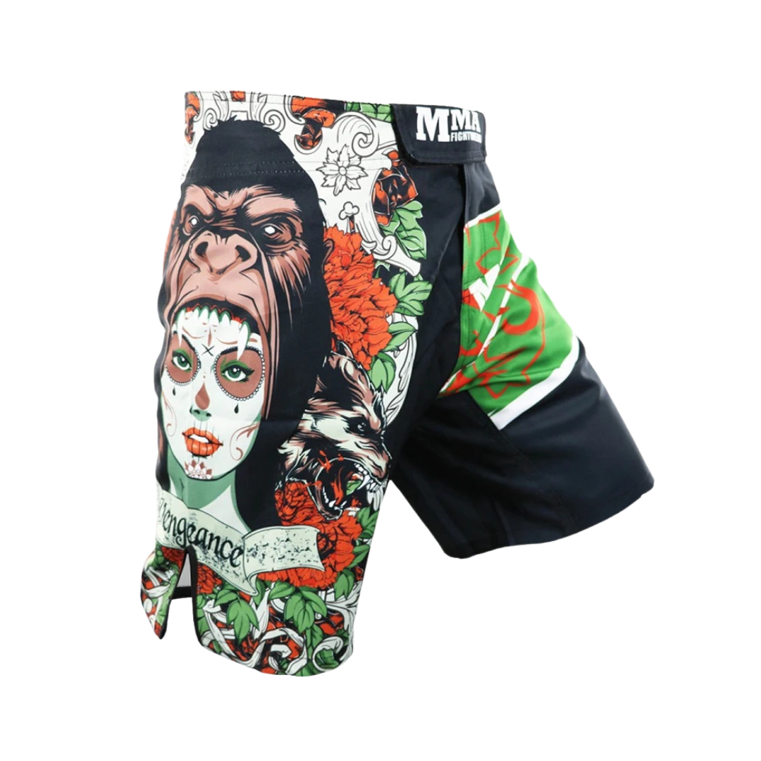 Short JiuJitsu Woman Monkey