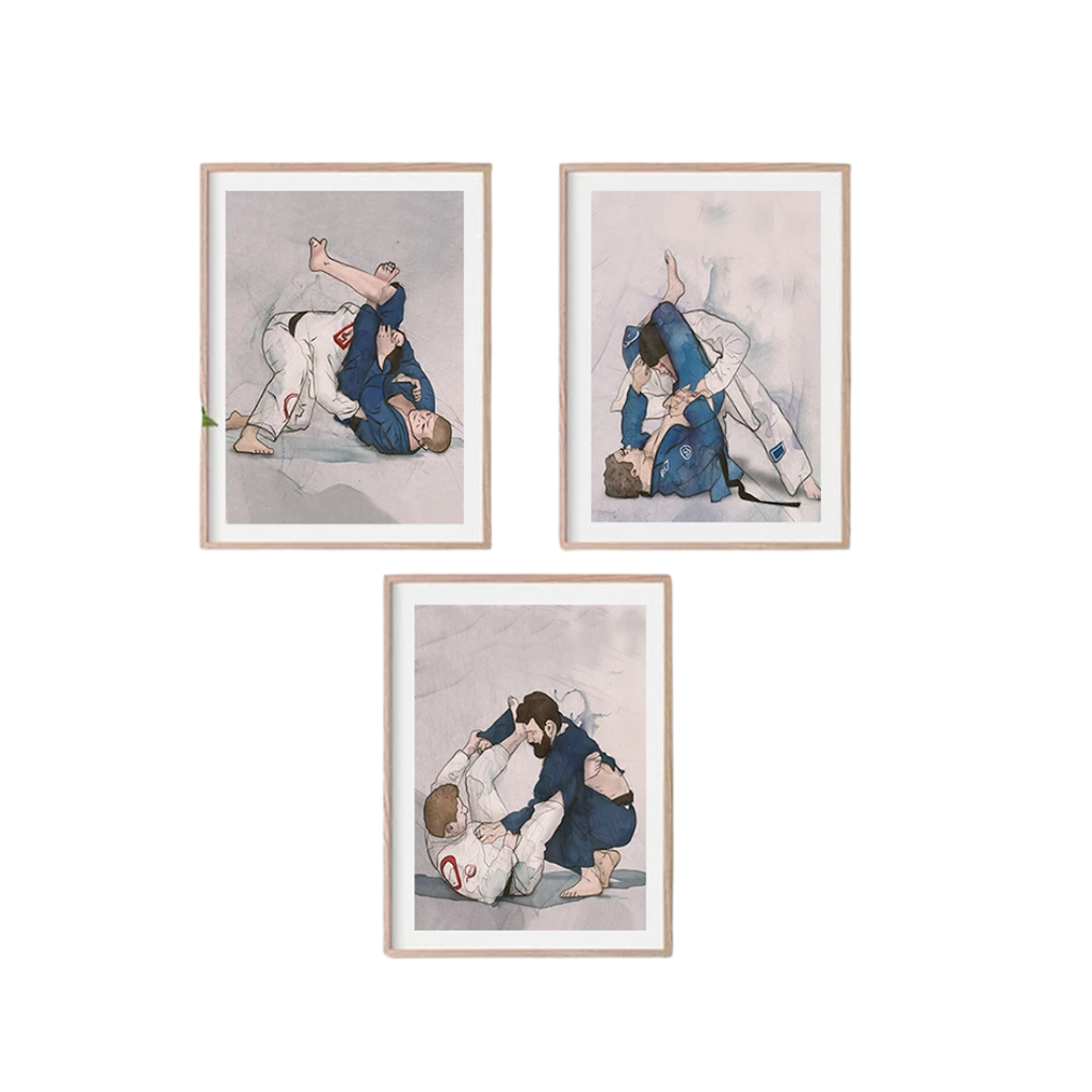 JiuJitsu Posters (Sin Marco)