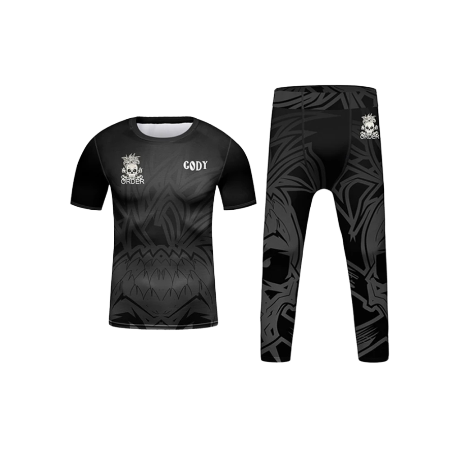 Rashguard + Pantalón Black - Kids