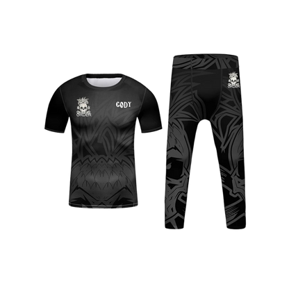 Rashguard + Pantalón Black - Kids