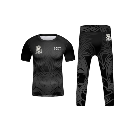 Rashguard + Pantalón Black - Kids