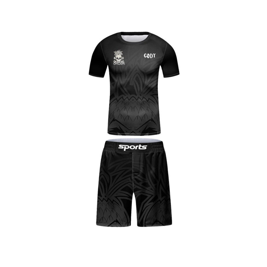 Rashguard + Short Black - Kids
