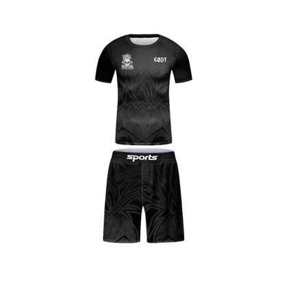 Rashguard + Short Black - Kids