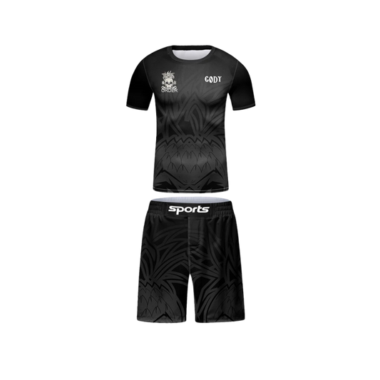 Rashguard + Short Black - Kids