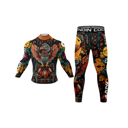 Conjunto Rash. Manga Larga + Pantalón Azteca