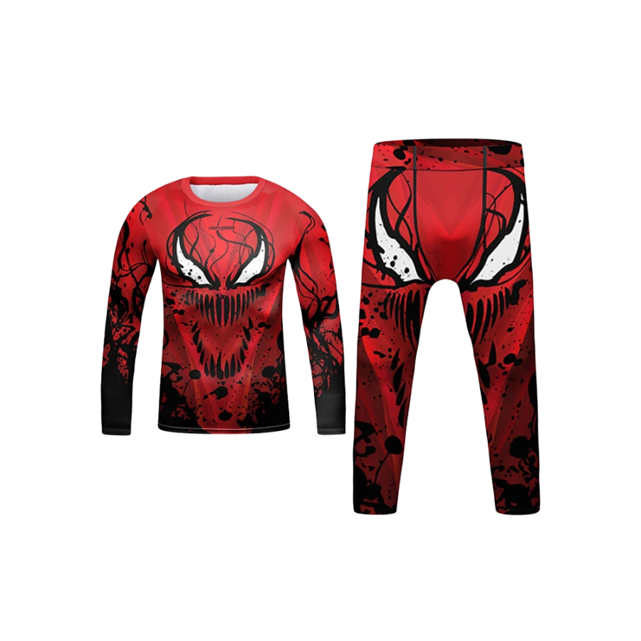 Rashguard Manga Larga + Pantalón Carnage - Kids