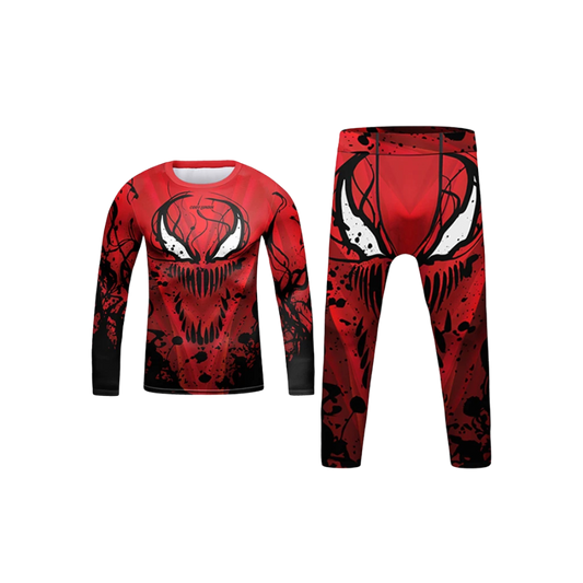 Rashguard Manga Larga + Pantalón Carnage - Kids