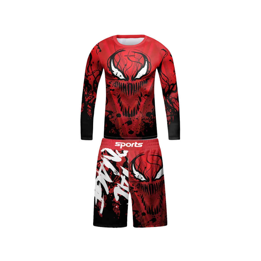 Rashguard Manga Larga + Short Carnage - Kids