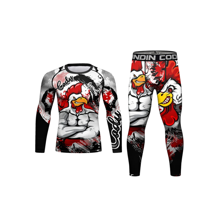 Rashguard Manga Larga + Pantalón Chicken