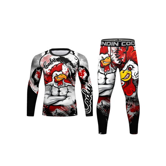 Rashguard Manga Larga + Pantalón Chicken