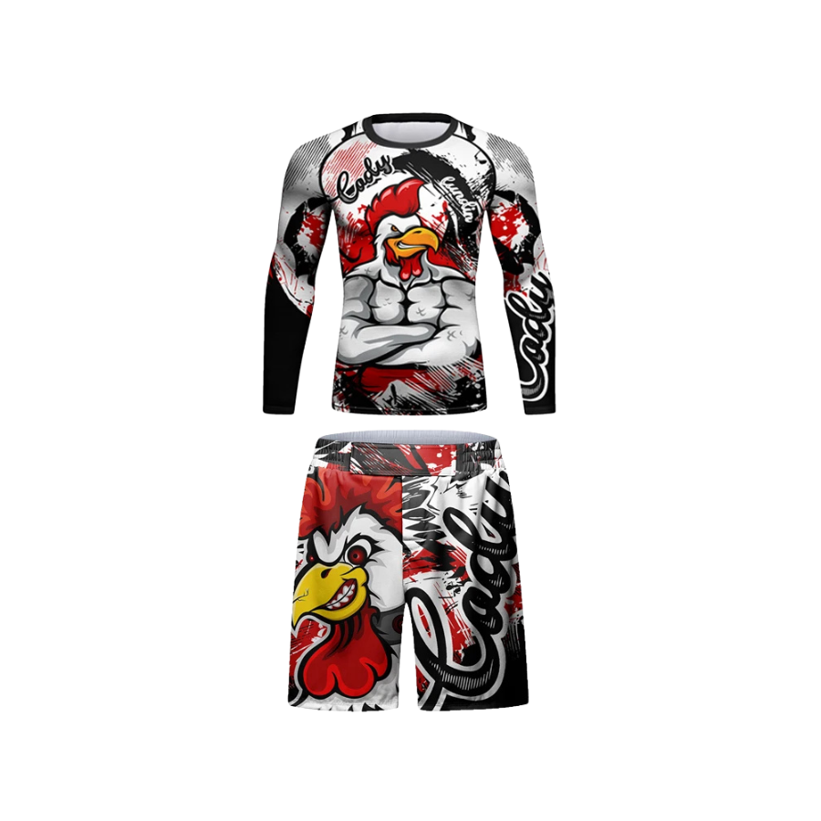 Rashguard Manga Larga + Short Chicken
