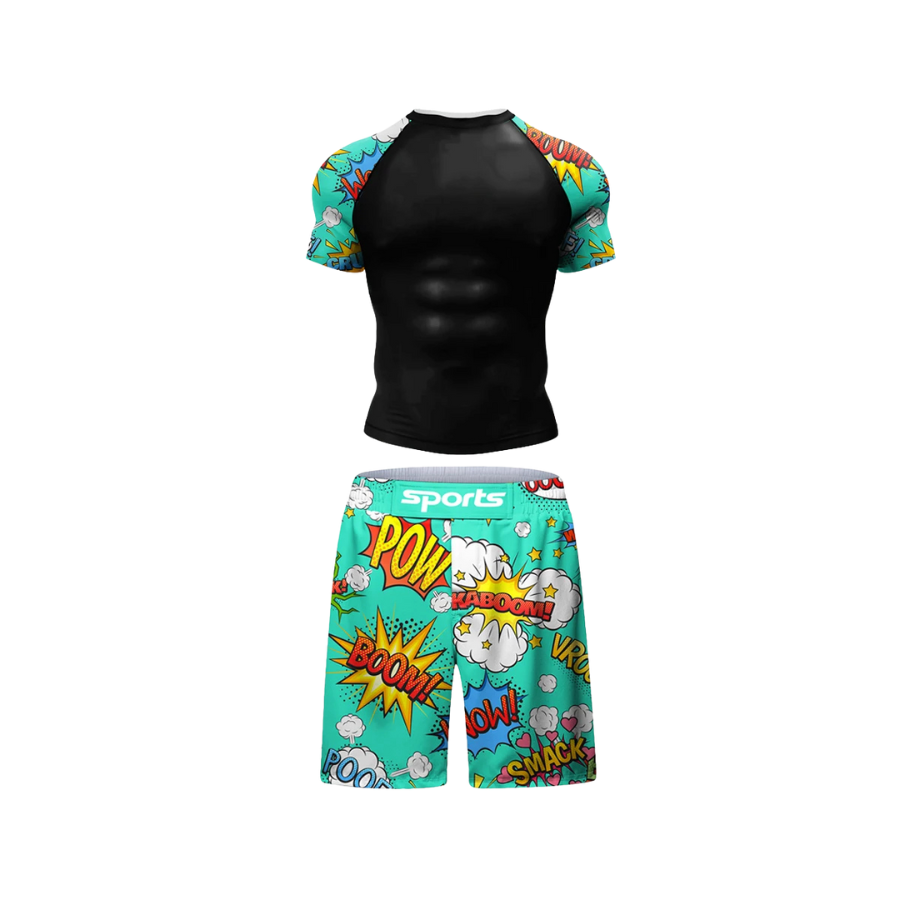Conjunto Rash. + Short Jiujitsu Comic