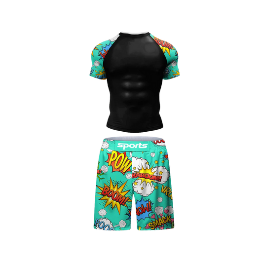 Conjunto Rash. + Short Jiujitsu Comic