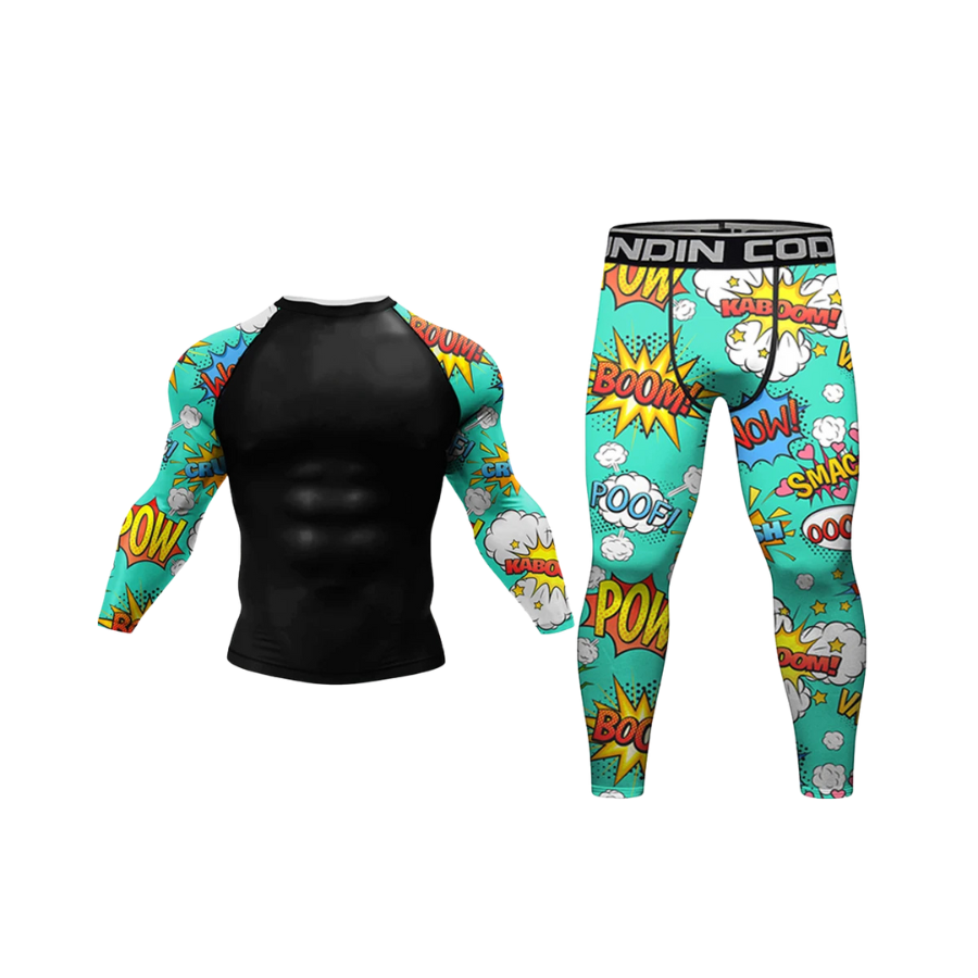 Conjunto Rash. Manga Larga + Pantalón Comic