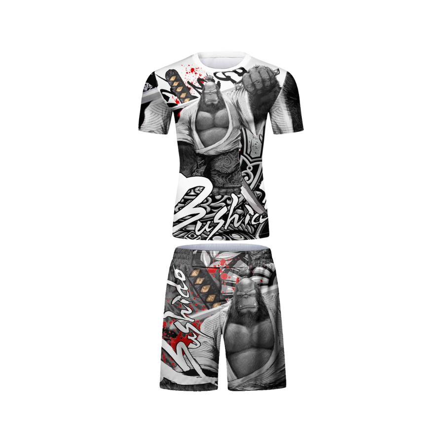 Conjunto Rash. + Short Jiujitsu Gorila