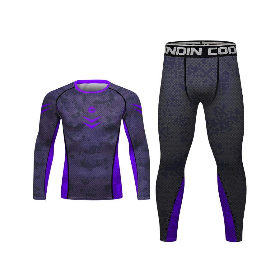 Rashguard Manga Larga + Pantalón Deep Purple