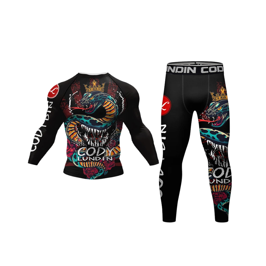 Conjunto Rash. Manga Larga + Pantalón Dragón Cody Lundin