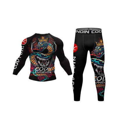 Conjunto Rash. Manga Larga + Pantalón Dragón Cody Lundin