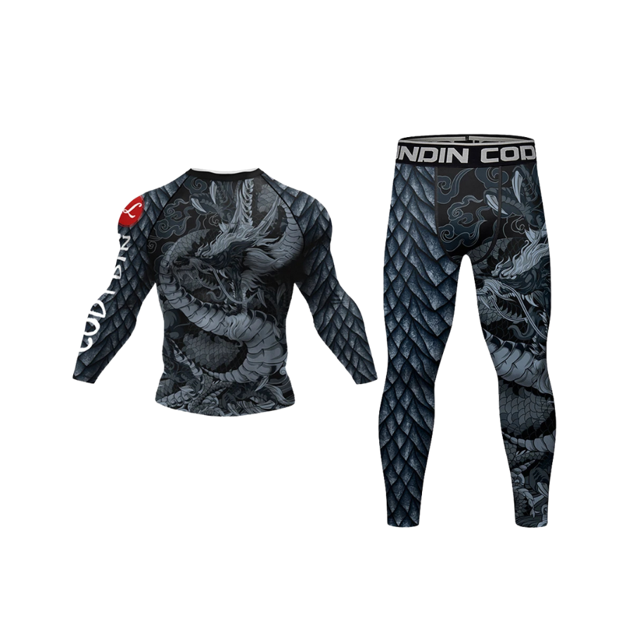 Conjunto Rash. Manga Larga + Pantalón Dragón