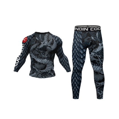 Conjunto Rash. Manga Larga + Pantalón Dragón