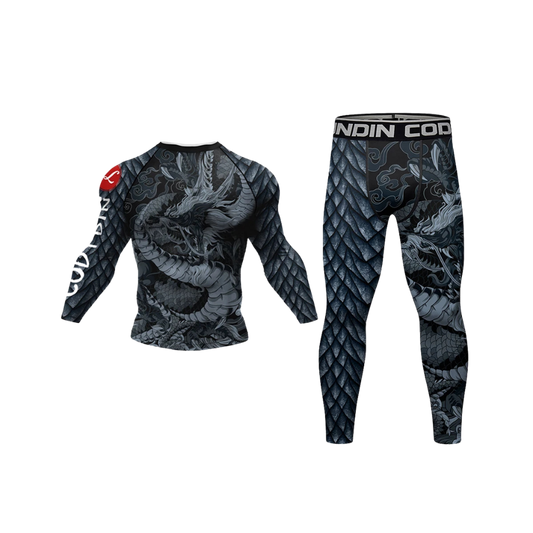 Conjunto Rash. Manga Larga + Pantalón Dragón