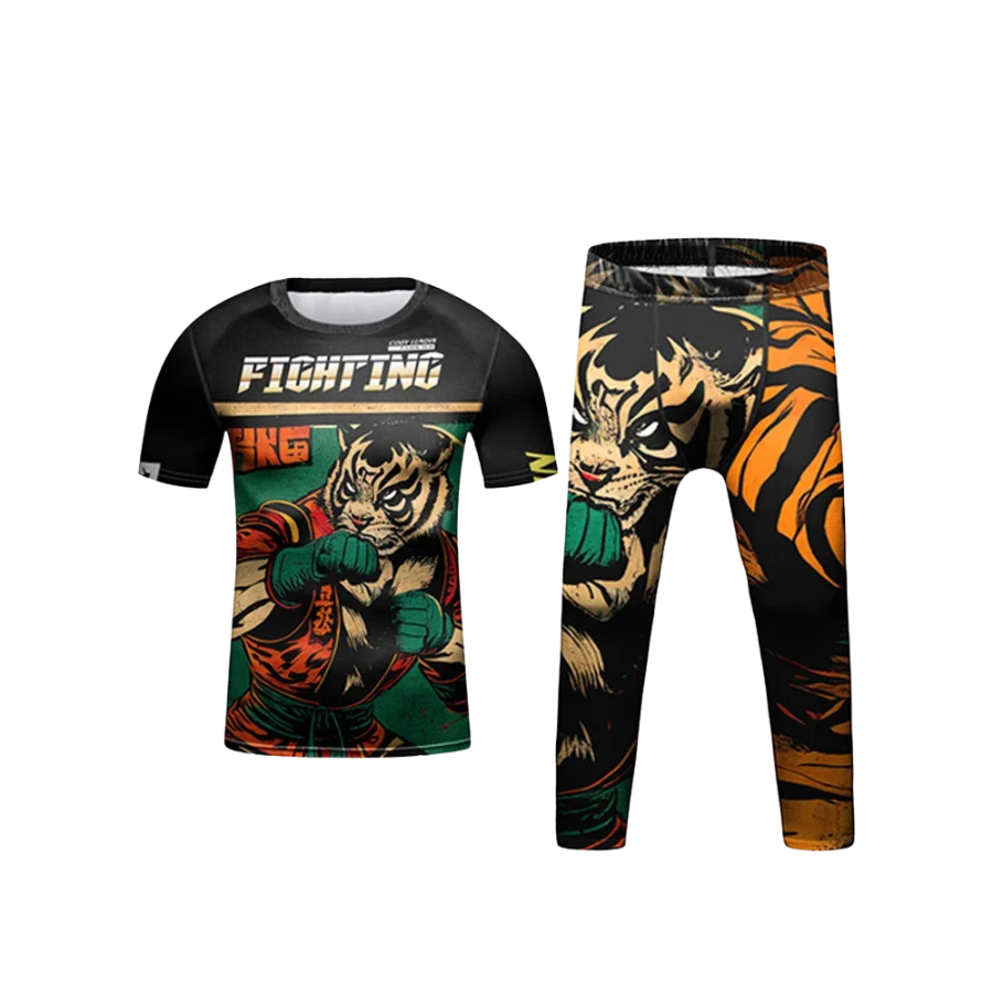 Rashguard + Pantalón Fighter - Kids